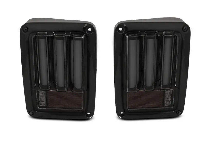 Baklykter LED Jeep Wrangler JK 2006 - 2018 │ SMOKE BLACK – bilde 13