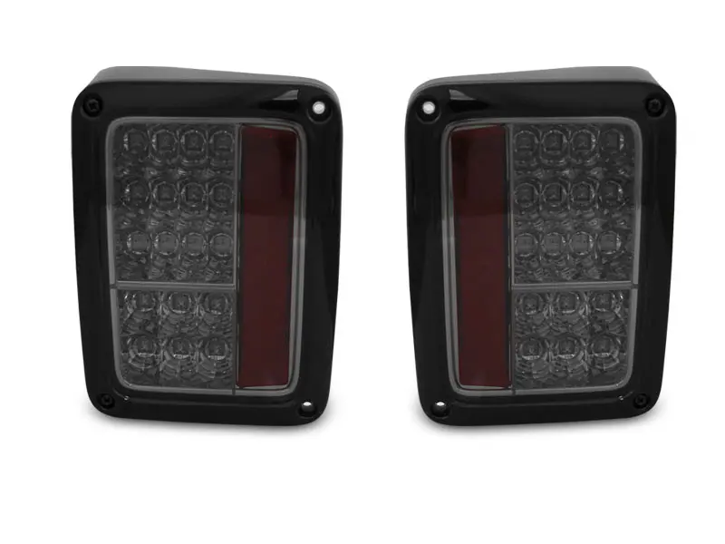 Baklykter LED Jeep Wrangler JK 2006 - 2018 │ SMOKE – bilde 2