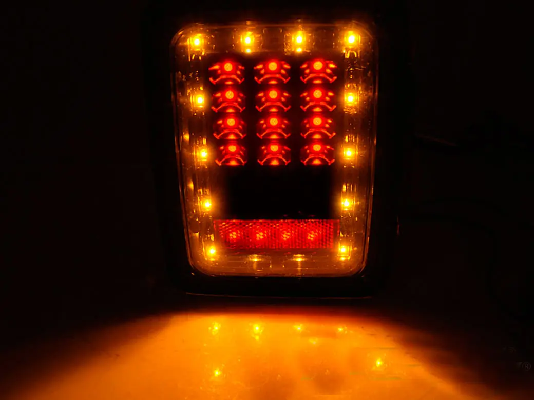 Baklykter LED Jeep Wrangler JK 2006 - 2018 │ SMOKE – bilde 2