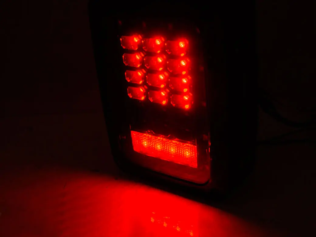 Baklykter LED Jeep Wrangler JK 2006 - 2018 │ SMOKE – bilde 3