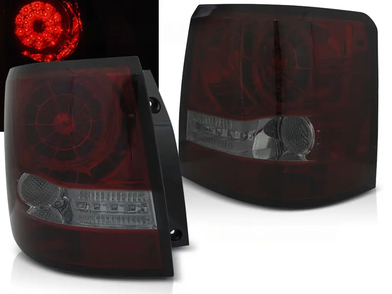 Baklykter LED Land Rover Range Rover Sport (L320) 2005 - 2009 RED SMOKE