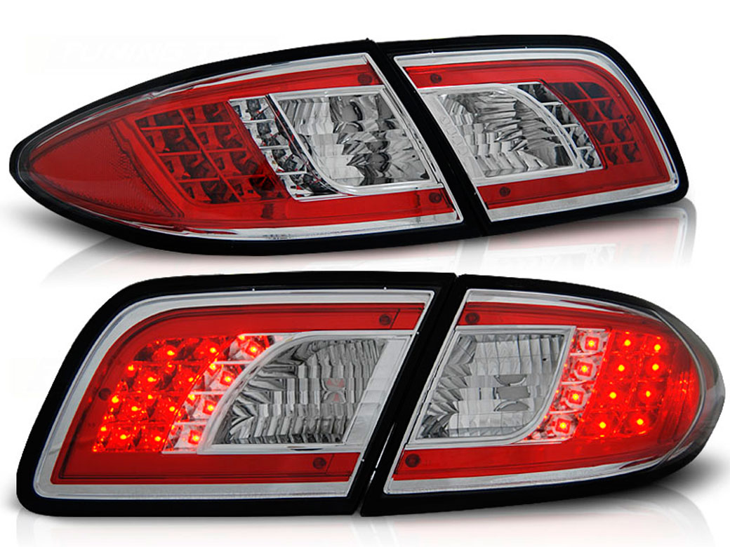 Baklykter LED MAZDA 6 2002-2007 SEDAN CHROME
