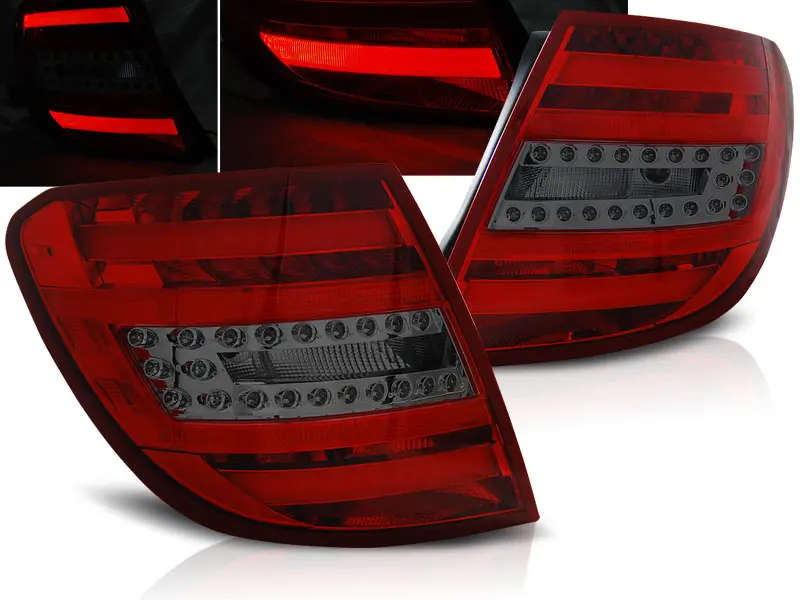 Baklykter LED MERCEDES-BENZ C-Klasse (W204) 2007-2010 RED SMOKE LED