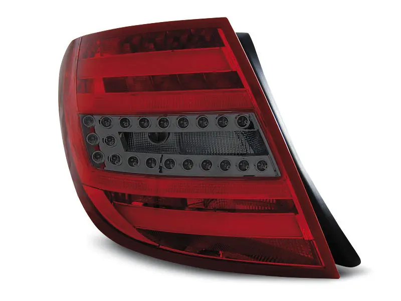 Baklykter LED MERCEDES-BENZ C-Klasse (W204) 2007-2010 RED SMOKE LED – bilde 4