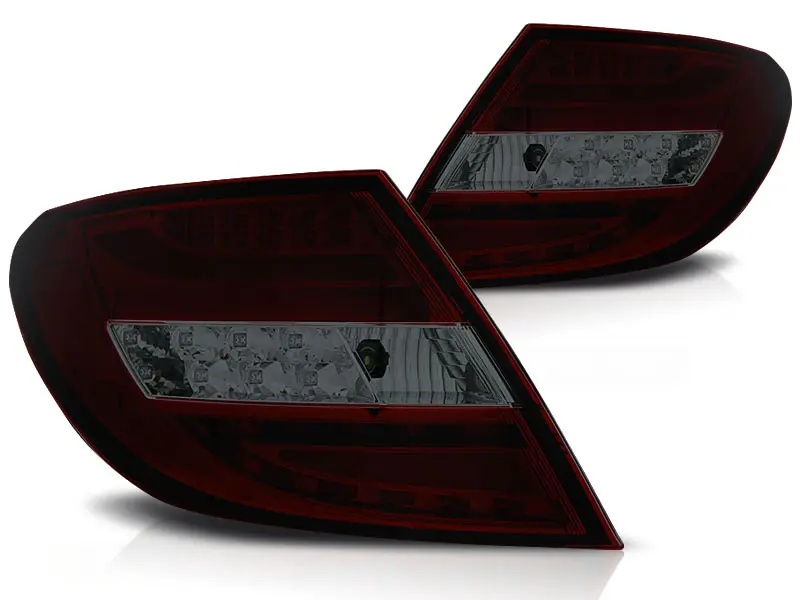 Baklykter LED MERCEDES-BENZ C-Klasse (W204) 2007-2010 RED SMOKE – bilde 2