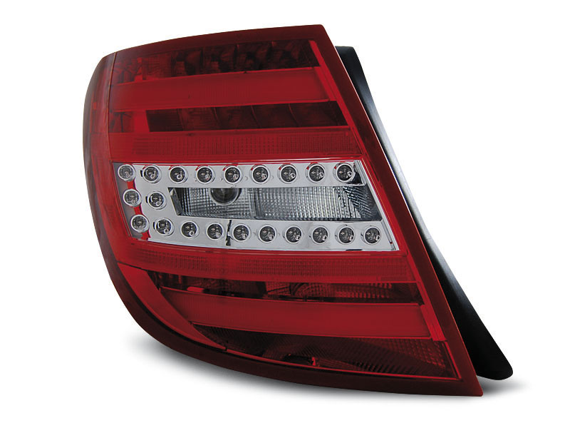 Baklykter LED MERCEDES-BENZ C-Klasse (W204) 2007-2010 RED WHITE – bilde 4