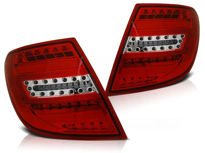 Baklykter LED MERCEDES-BENZ C-Klasse (W204) 2007-2010 RED WHITE
