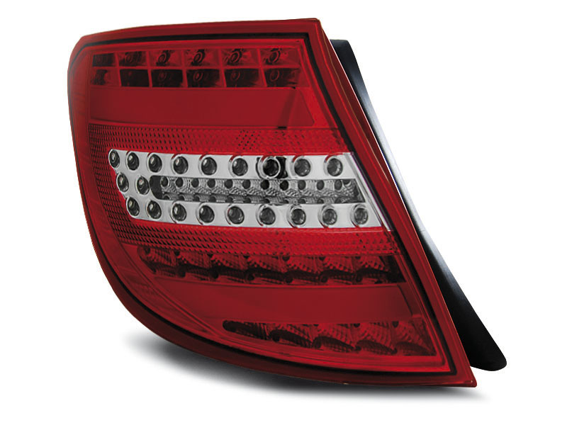 Baklykter LED MERCEDES-BENZ C-Klasse (W204) 2007-2010 RED WHITE – bilde 3