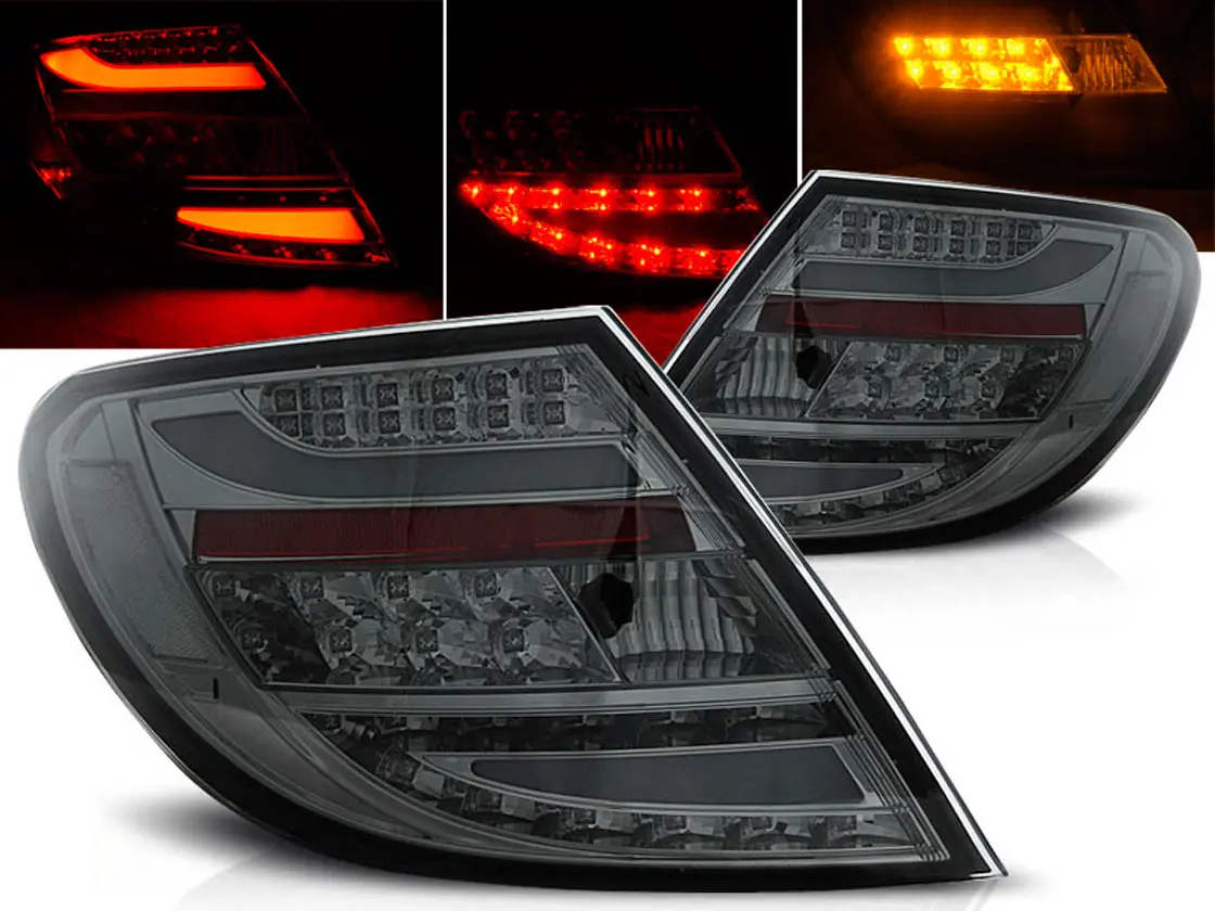 Baklykter LED MERCEDES-BENZ C-Klasse (W204) 2007-2010 SMOKE