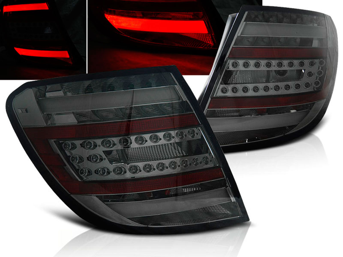 Baklykter LED MERCEDES-BENZ C-Klasse (W204) 2007-2010 SMOKE