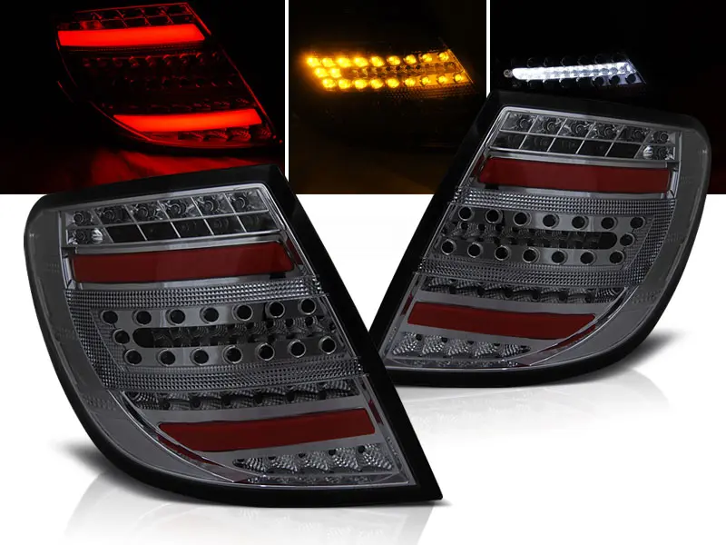 Baklykter LED MERCEDES-BENZ C-Klasse (W204) 2007-2010 SMOKE – bilde 2
