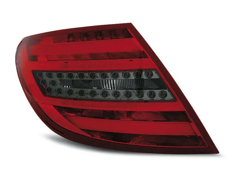 Baklykter LED MERCEDES-BENZ C-Klasse (W204) SEDAN 2007-2010 RED SMOKE – bilde 3