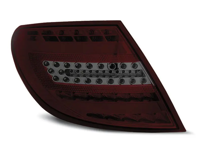 Baklykter LED MERCEDES-BENZ C-Klasse (W204) SEDAN 2007-2010 RED SMOKE – bilde 3