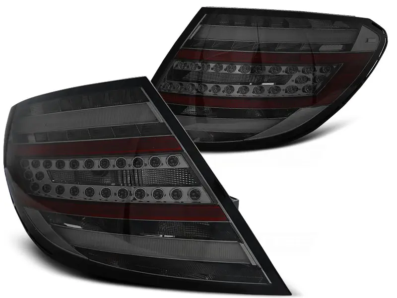 Baklykter LED MERCEDES-BENZ C-Klasse (W204) SEDAN 2007-2010 SMOKE BAR – bilde 2