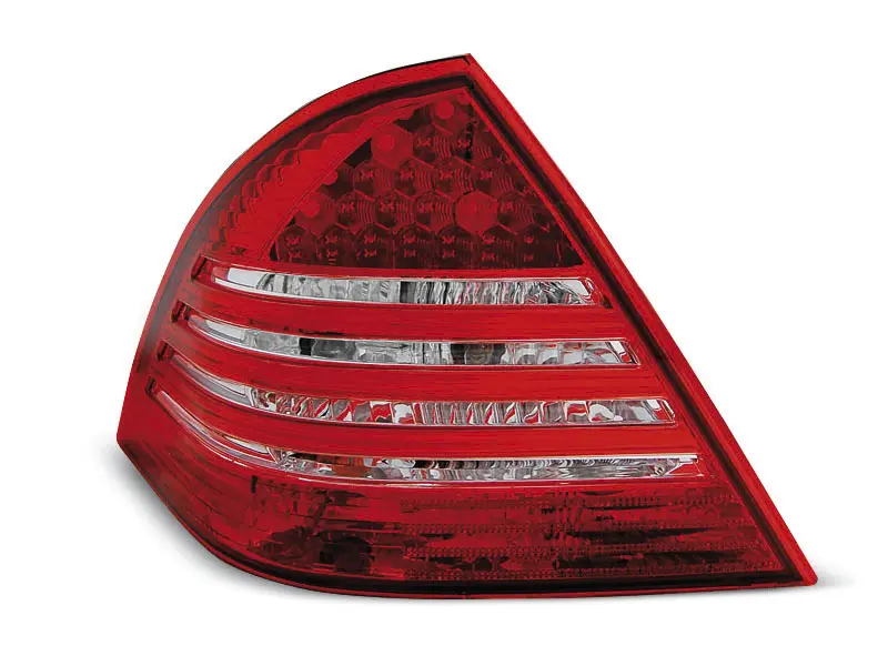 Baklykter LED Mercedes-Benz C (W203) Sedan 2000 - 2007 │ RED WHITE – bilde 3