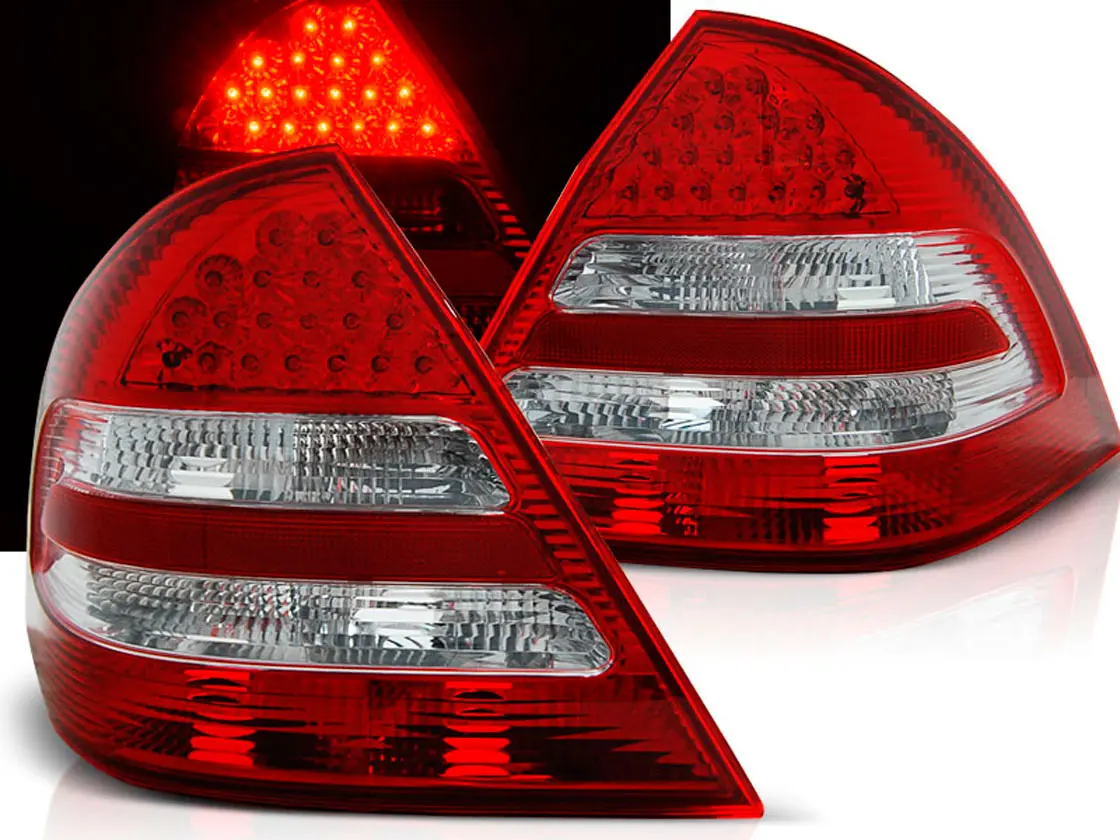 Baklykter LED Mercedes-Benz C (W203) Sedan 2004 - 2007 │ RED WHITE