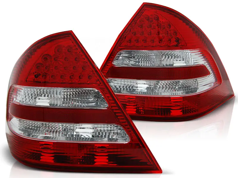Baklykter LED Mercedes-Benz C (W203) Sedan 2004 - 2007 │ RED WHITE – bilde 2