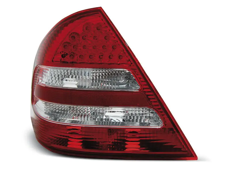 Baklykter LED Mercedes-Benz C (W203) Sedan 2004 - 2007 │ RED WHITE – bilde 3