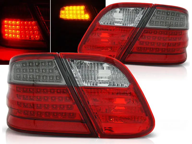 Baklykter LED MERCEDES-BENZ CLK (W208) 1997-2002 RED SMOKE 