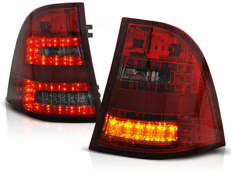 Baklykter LED Mercedes-Benz ML (W163) 1997 - 2005 │ RED SMOKE