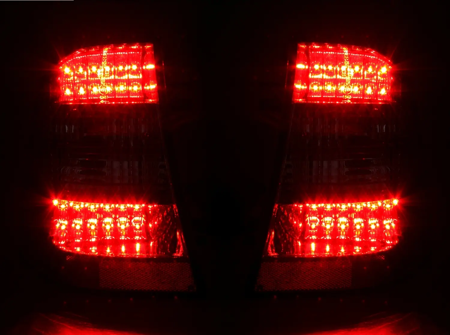 Baklykter LED Mercedes-Benz ML (W163) 1997 - 2005 │ RED WHITE – bilde 2