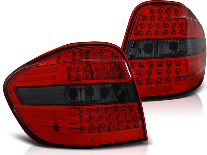 Baklykter LED Mercedes-Benz ML (W164) 2005 - 2011 RED SMOKE – bilde 2