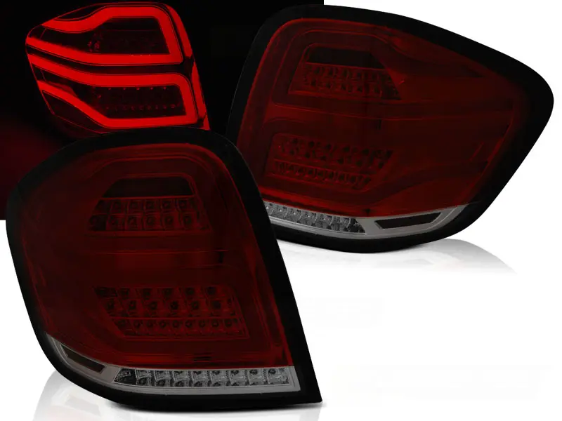 Baklykter LED Mercedes-Benz ML (W164) 2005 - 2011 RED SMOKE