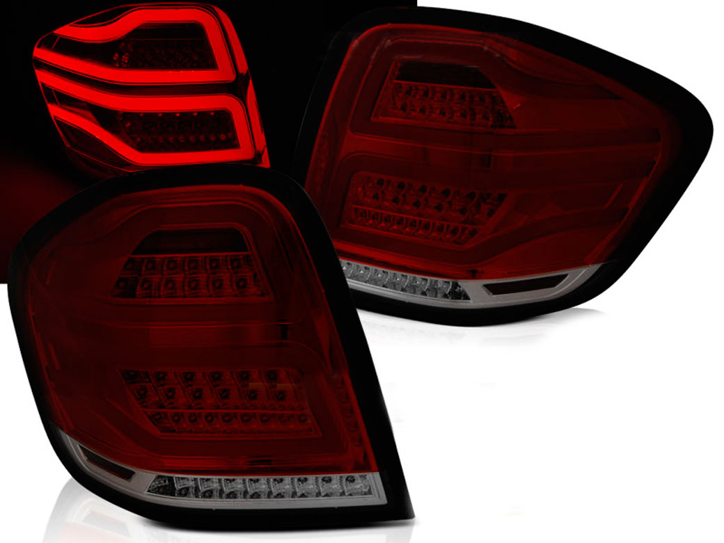 Baklykter LED Mercedes-Benz ML (W164) 2005 - 2011 RED SMOKE