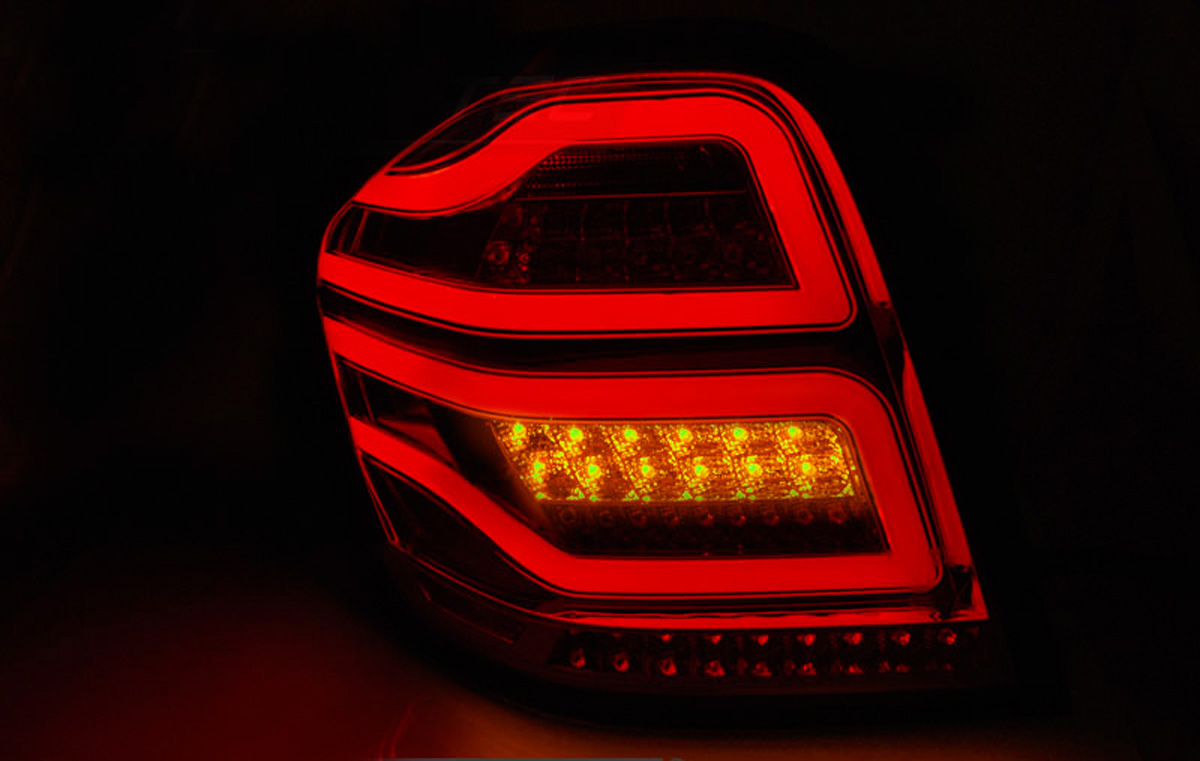 Baklykter LED Mercedes-Benz ML (W164) 2005 - 2011 RED SMOKE – bilde 2
