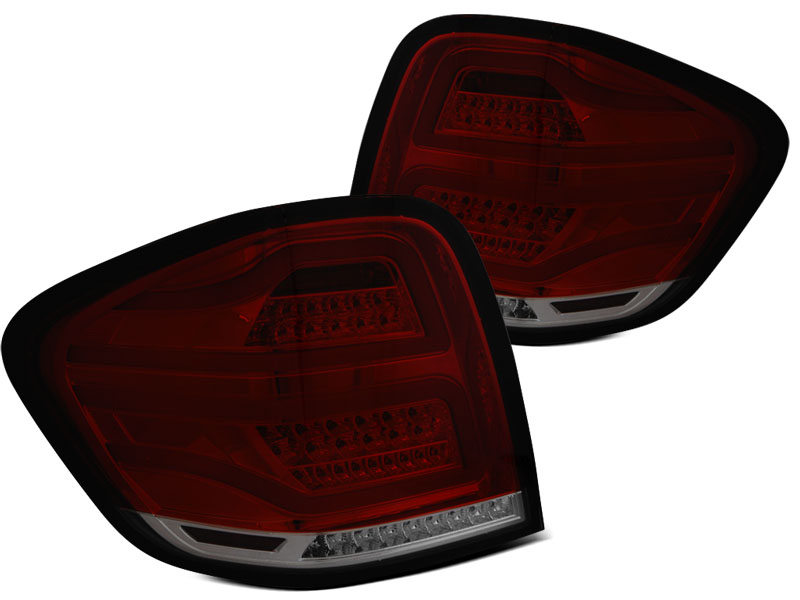 Baklykter LED Mercedes-Benz ML (W164) 2005 - 2011 RED SMOKE – bilde 4