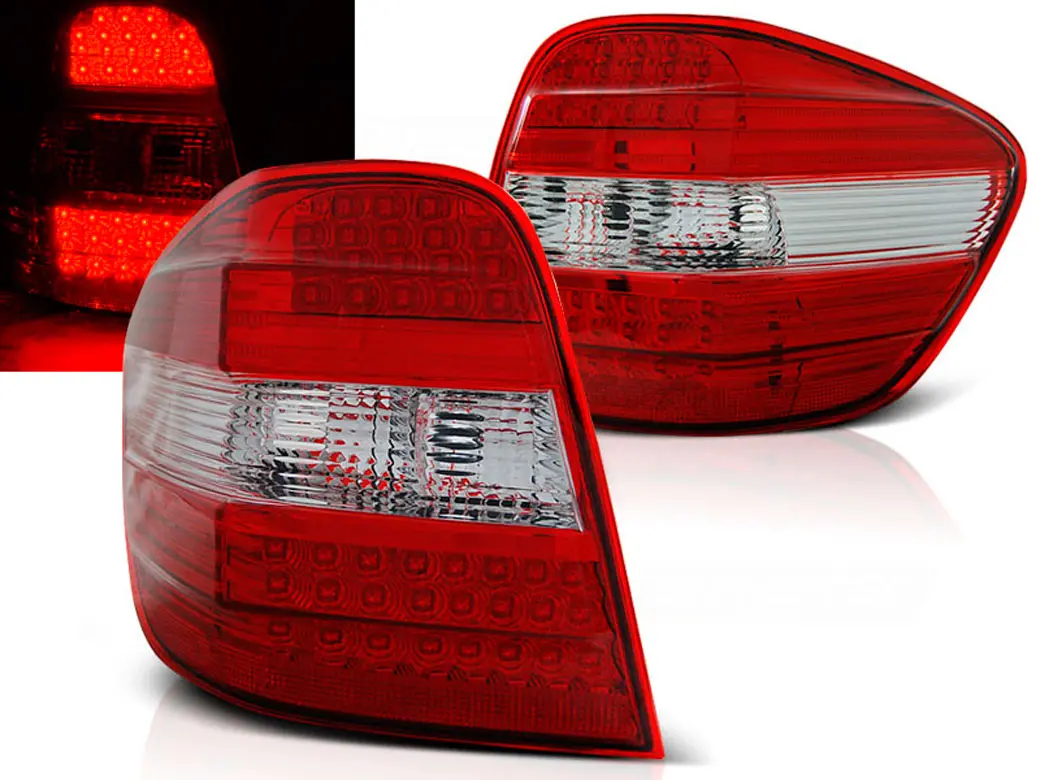 Baklykter LED Mercedes-Benz ML (W164) 2005 - 2011 RED WHITE