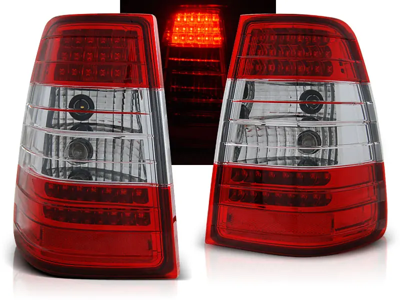 Baklykter LED MERCEDES-BENZ (W124) E-Klasse 1985-1995 RED WHITE