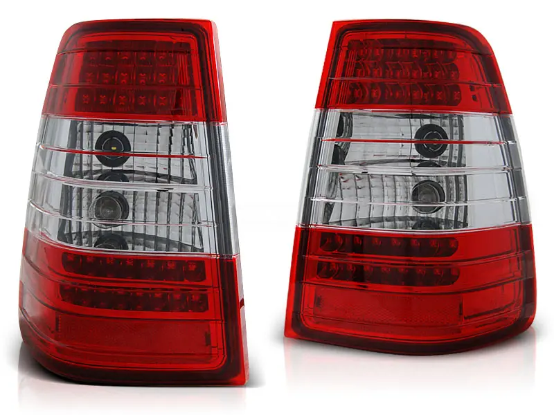 Baklykter LED MERCEDES-BENZ (W124) E-Klasse 1985-1995 RED WHITE – bilde 2