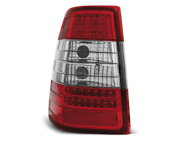 Baklykter LED MERCEDES-BENZ (W124) E-Klasse 1985-1995 RED WHITE – bilde 3