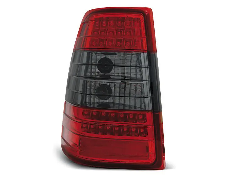 Baklykter LED MERCEDES-BENZ (W124) E-Klasse STASJONSVOGN 1985-1995 RED SMOKE – bilde 2