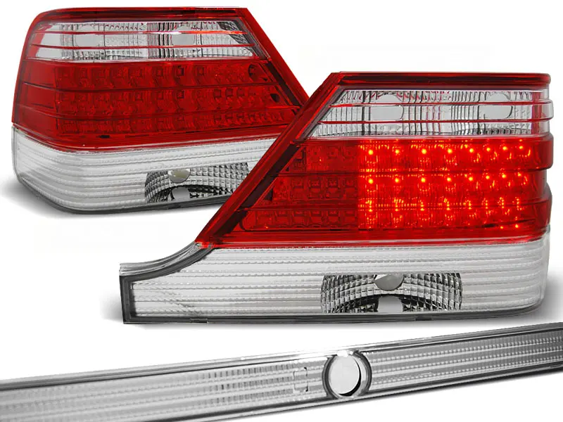 Baklykter LED MERCEDES-BENZ (W140) 1995-1998 RED WHITE 