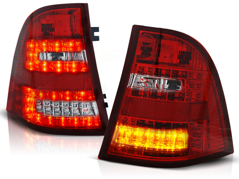 Baklykter LED MERCEDES-BENZ (W163) ML M-Klasse 1998- 2005 RED WHITE