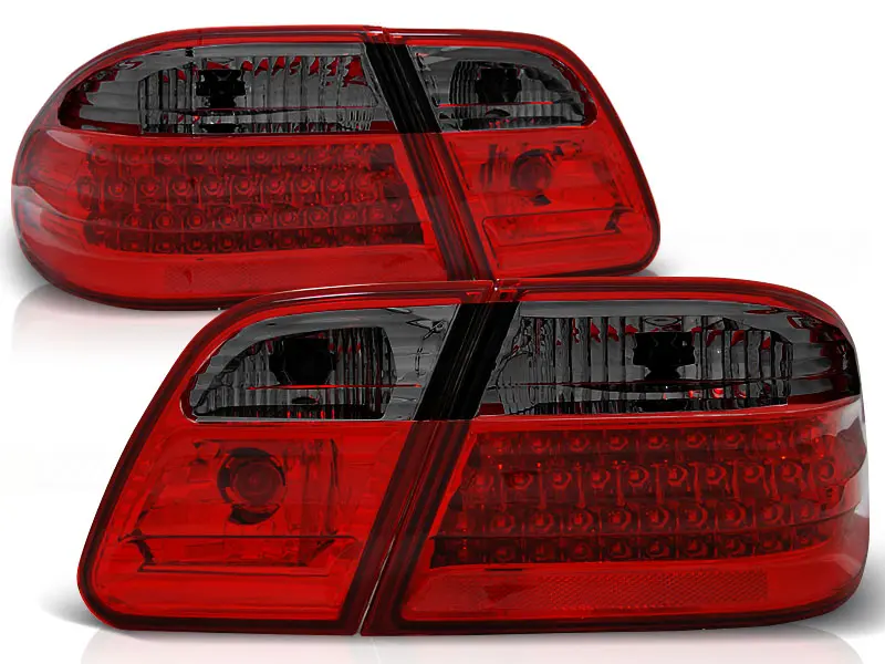Baklykter LED MERCEDES-BENZ (W210) 1995-2002 RED SMOKE – bilde 2