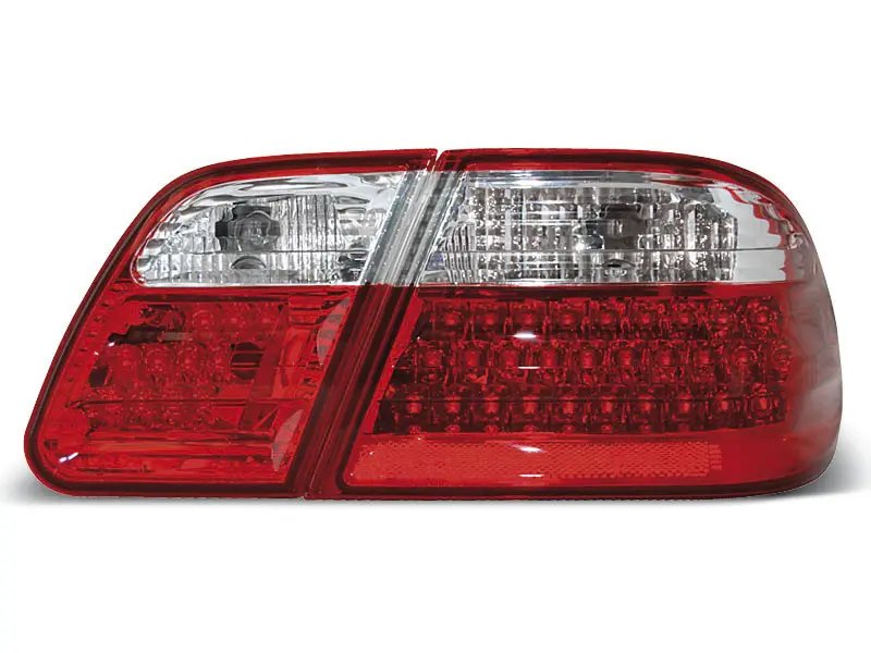 Baklykter LED MERCEDES-BENZ (W210) 1995-2002 RED WHITE – bilde 2