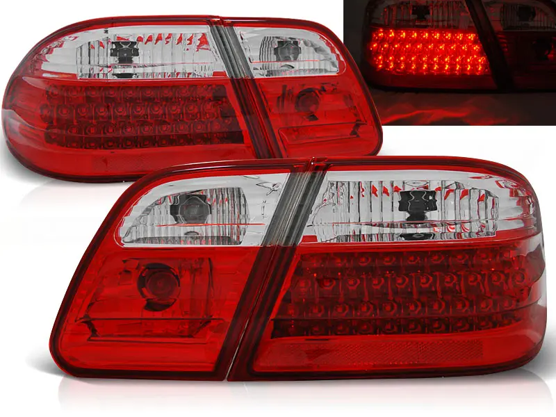 Baklykter LED MERCEDES-BENZ (W210) 1995-2002 RED WHITE