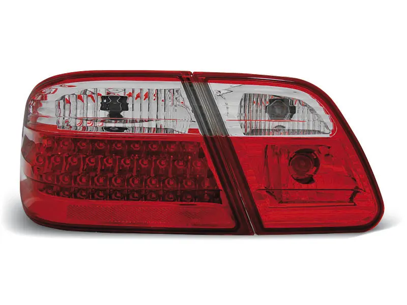Baklykter LED MERCEDES-BENZ (W210) 1995-2002 RED WHITE – bilde 3
