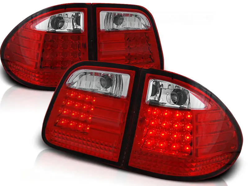 Baklykter LED MERCEDES-BENZ (W210) E-Klasse 1995-2002 RED WHITE