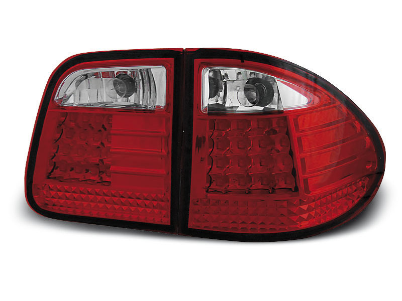 Baklykter LED MERCEDES-BENZ (W210) E-Klasse 1995-2002 RED WHITE – bilde 2