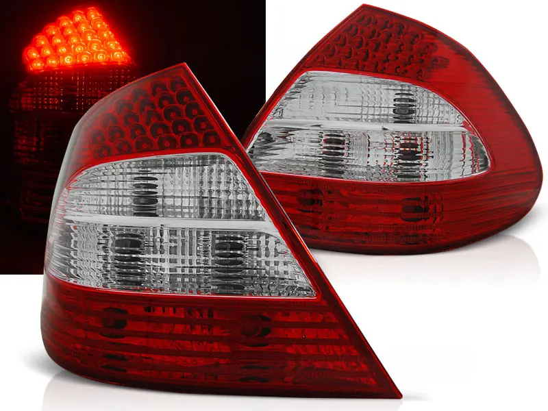 Baklykter LED MERCEDES-BENZ (W211) E-Klasse 2002-2006 RED WHITE 