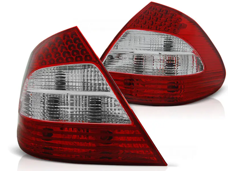 Baklykter LED MERCEDES-BENZ (W211) E-Klasse 2002-2006 RED WHITE  – bilde 2