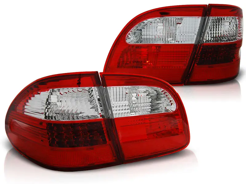 Baklykter LED MERCEDES-BENZ (W211) E-Klasse 2002-2006 RED WHITE – bilde 3