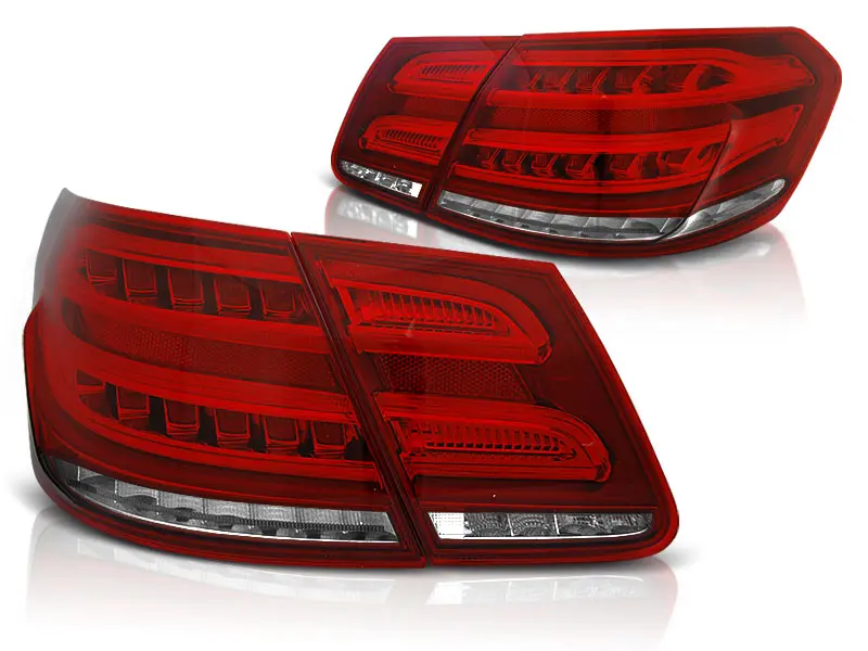 Baklykter LED MERCEDES-BENZ W212 E-Klasse 2009-2013 RED WHITE – bilde 2