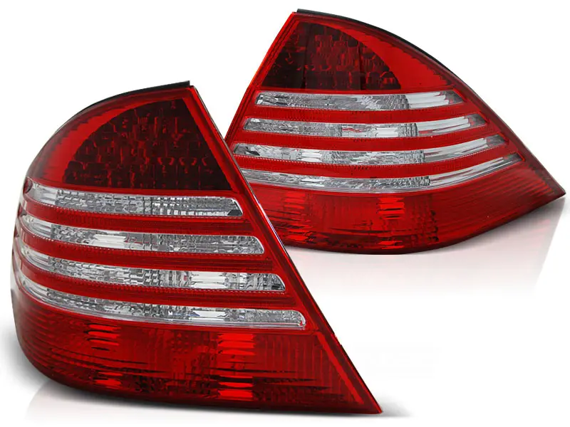 Baklykter LED MERCEDES-BENZ (W220) S-Klasse 1998-2005 RED WHITE – bilde 2