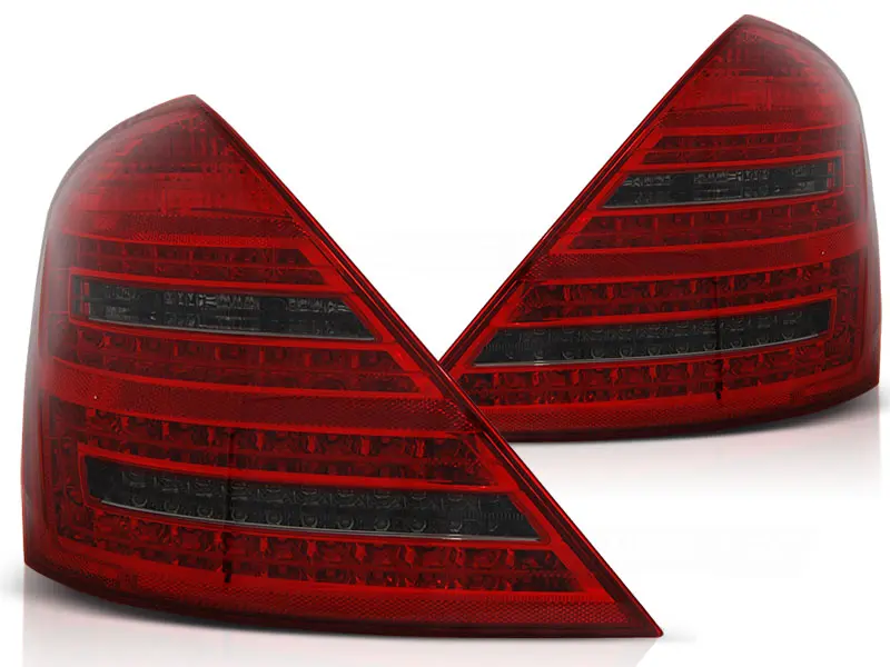 Baklykter LED MERCEDES-BENZ (W221) S-Klasse 2005-2009 RED SMOKE – bilde 2
