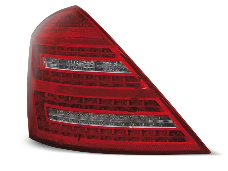 Baklykter LED MERCEDES-BENZ (W221) S-Klasse 2005-2009 RED WHITE – bilde 4